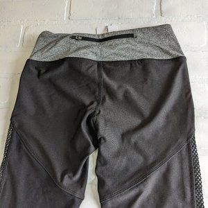 X by Gottex Women's Diamond Mesh Insert Legging, Black, X-Small XS XGT-312C